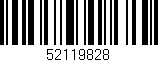 Código de barras (EAN, GTIN, SKU, ISBN): '52119828'