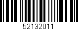 Código de barras (EAN, GTIN, SKU, ISBN): '52132011'