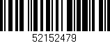Código de barras (EAN, GTIN, SKU, ISBN): '52152479'
