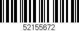 Código de barras (EAN, GTIN, SKU, ISBN): '52155672'