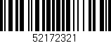 Código de barras (EAN, GTIN, SKU, ISBN): '52172321'