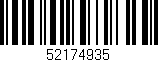 Código de barras (EAN, GTIN, SKU, ISBN): '52174935'