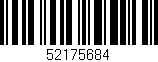 Código de barras (EAN, GTIN, SKU, ISBN): '52175684'