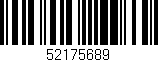 Código de barras (EAN, GTIN, SKU, ISBN): '52175689'