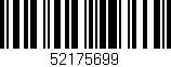 Código de barras (EAN, GTIN, SKU, ISBN): '52175699'