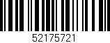 Código de barras (EAN, GTIN, SKU, ISBN): '52175721'