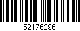 Código de barras (EAN, GTIN, SKU, ISBN): '52176296'
