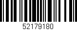 Código de barras (EAN, GTIN, SKU, ISBN): '52179180'