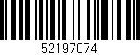 Código de barras (EAN, GTIN, SKU, ISBN): '52197074'