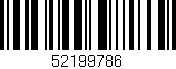 Código de barras (EAN, GTIN, SKU, ISBN): '52199786'