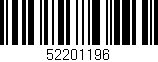 Código de barras (EAN, GTIN, SKU, ISBN): '52201196'