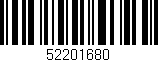 Código de barras (EAN, GTIN, SKU, ISBN): '52201680'