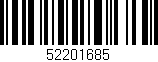 Código de barras (EAN, GTIN, SKU, ISBN): '52201685'