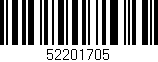 Código de barras (EAN, GTIN, SKU, ISBN): '52201705'