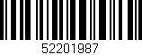 Código de barras (EAN, GTIN, SKU, ISBN): '52201987'