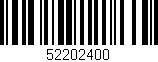 Código de barras (EAN, GTIN, SKU, ISBN): '52202400'