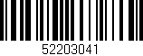 Código de barras (EAN, GTIN, SKU, ISBN): '52203041'