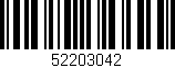 Código de barras (EAN, GTIN, SKU, ISBN): '52203042'