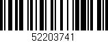 Código de barras (EAN, GTIN, SKU, ISBN): '52203741'
