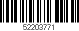 Código de barras (EAN, GTIN, SKU, ISBN): '52203771'