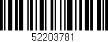 Código de barras (EAN, GTIN, SKU, ISBN): '52203781'