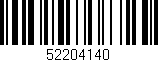 Código de barras (EAN, GTIN, SKU, ISBN): '52204140'