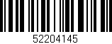 Código de barras (EAN, GTIN, SKU, ISBN): '52204145'