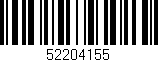 Código de barras (EAN, GTIN, SKU, ISBN): '52204155'