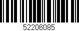 Código de barras (EAN, GTIN, SKU, ISBN): '52206085'