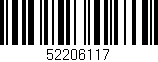 Código de barras (EAN, GTIN, SKU, ISBN): '52206117'