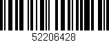 Código de barras (EAN, GTIN, SKU, ISBN): '52206428'