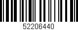 Código de barras (EAN, GTIN, SKU, ISBN): '52206440'