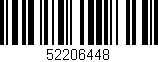 Código de barras (EAN, GTIN, SKU, ISBN): '52206448'