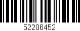 Código de barras (EAN, GTIN, SKU, ISBN): '52206452'