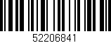 Código de barras (EAN, GTIN, SKU, ISBN): '52206841'
