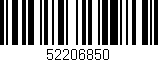 Código de barras (EAN, GTIN, SKU, ISBN): '52206850'