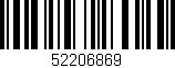 Código de barras (EAN, GTIN, SKU, ISBN): '52206869'