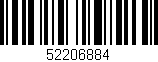 Código de barras (EAN, GTIN, SKU, ISBN): '52206884'