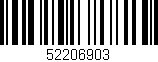 Código de barras (EAN, GTIN, SKU, ISBN): '52206903'