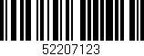 Código de barras (EAN, GTIN, SKU, ISBN): '52207123'
