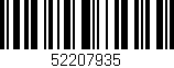 Código de barras (EAN, GTIN, SKU, ISBN): '52207935'