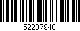 Código de barras (EAN, GTIN, SKU, ISBN): '52207940'