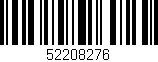 Código de barras (EAN, GTIN, SKU, ISBN): '52208276'