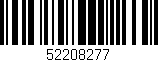 Código de barras (EAN, GTIN, SKU, ISBN): '52208277'