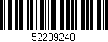 Código de barras (EAN, GTIN, SKU, ISBN): '52209248'