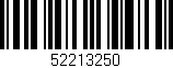 Código de barras (EAN, GTIN, SKU, ISBN): '52213250'