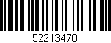 Código de barras (EAN, GTIN, SKU, ISBN): '52213470'