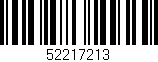 Código de barras (EAN, GTIN, SKU, ISBN): '52217213'