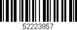 Código de barras (EAN, GTIN, SKU, ISBN): '52223957'