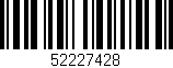 Código de barras (EAN, GTIN, SKU, ISBN): '52227428'